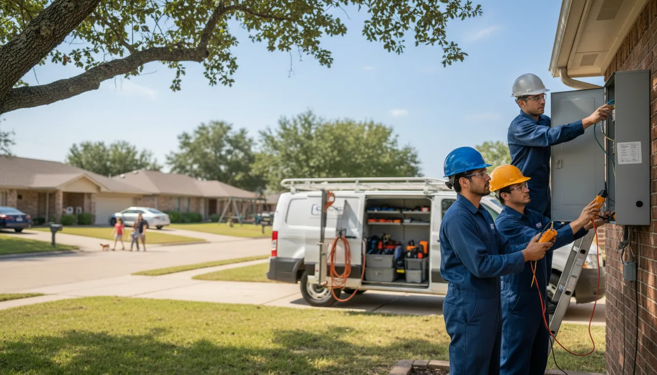 Certified electrician providing emergency electrical services in Ina, IL